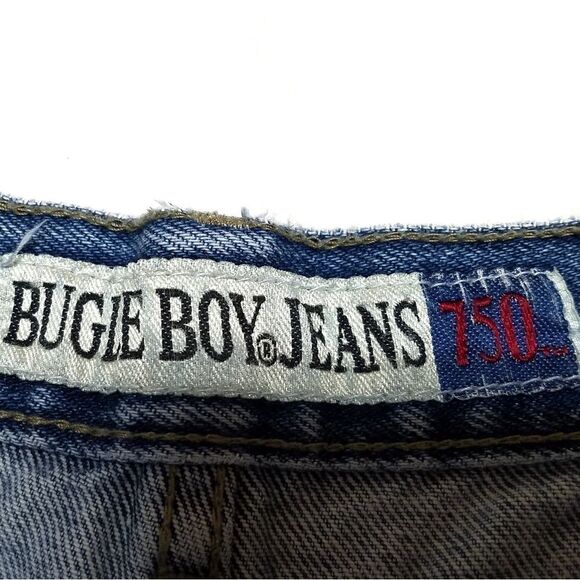 VINTAGE 90s Bugle Boy Relaxed Tapered Mom Jeans - Picture 9 of 11